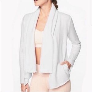 Athleta French Terry Tranquility Open Front Cardigan